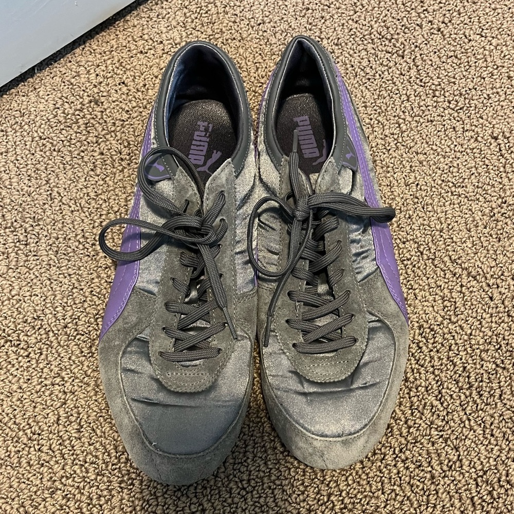 Puma Tennis Shoes - Purple and Grey - Size 11